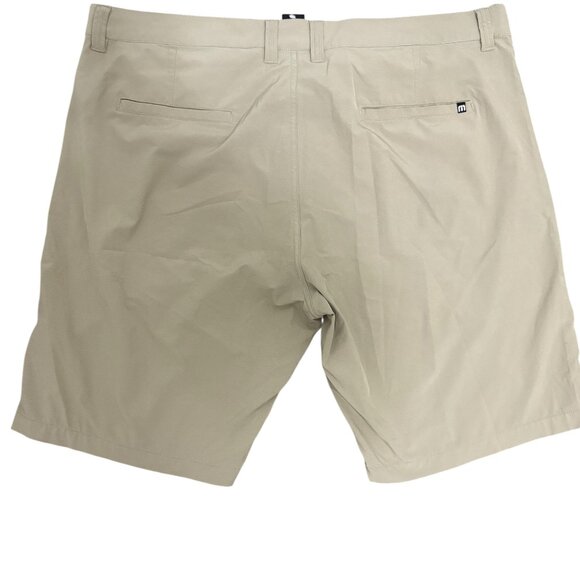 Men’s Golf Chino Casual Shorts Travis Mathew Tan Khaki Size 40 Performance Golf - Picture 6 of 6